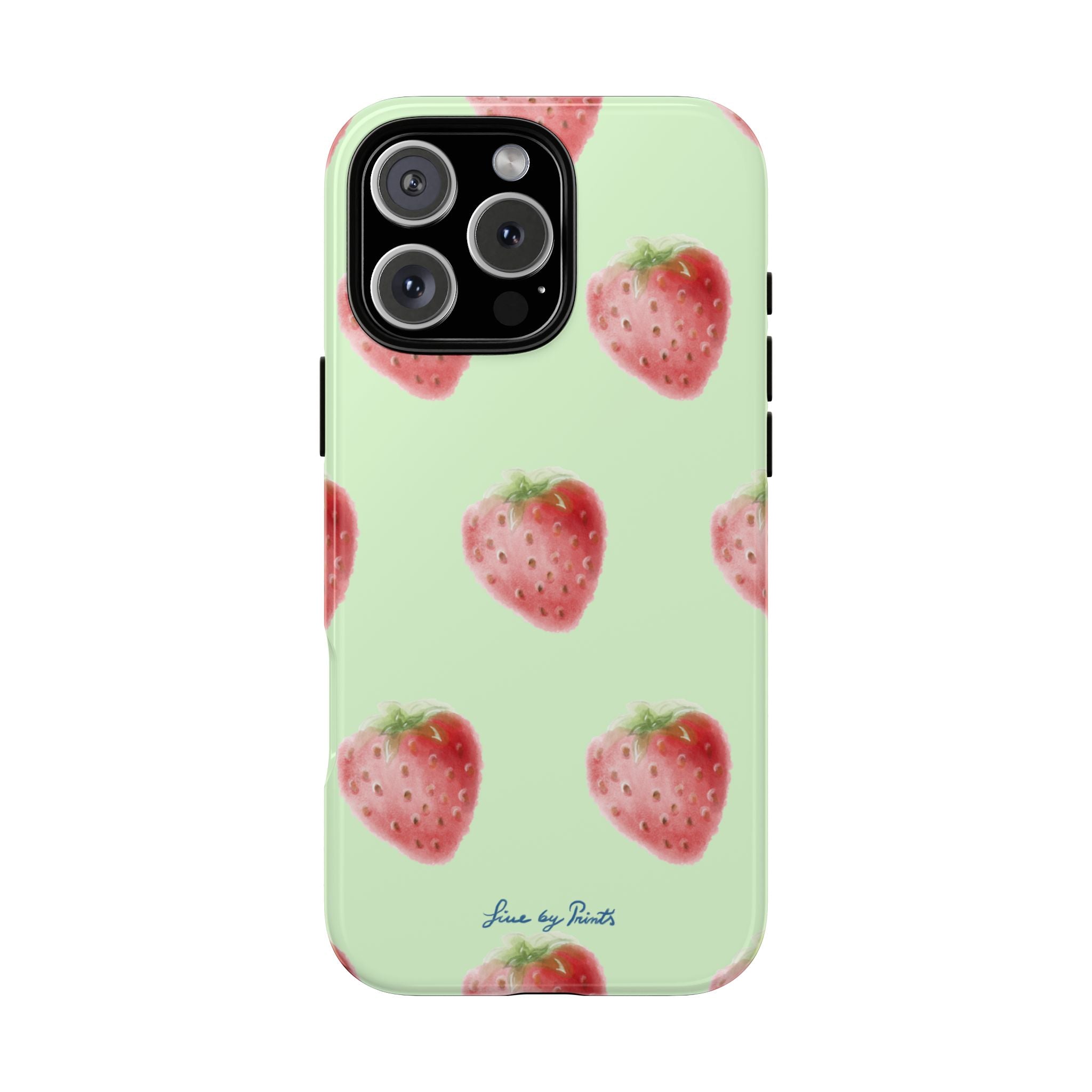 Strawberry Matcha iPhone Case