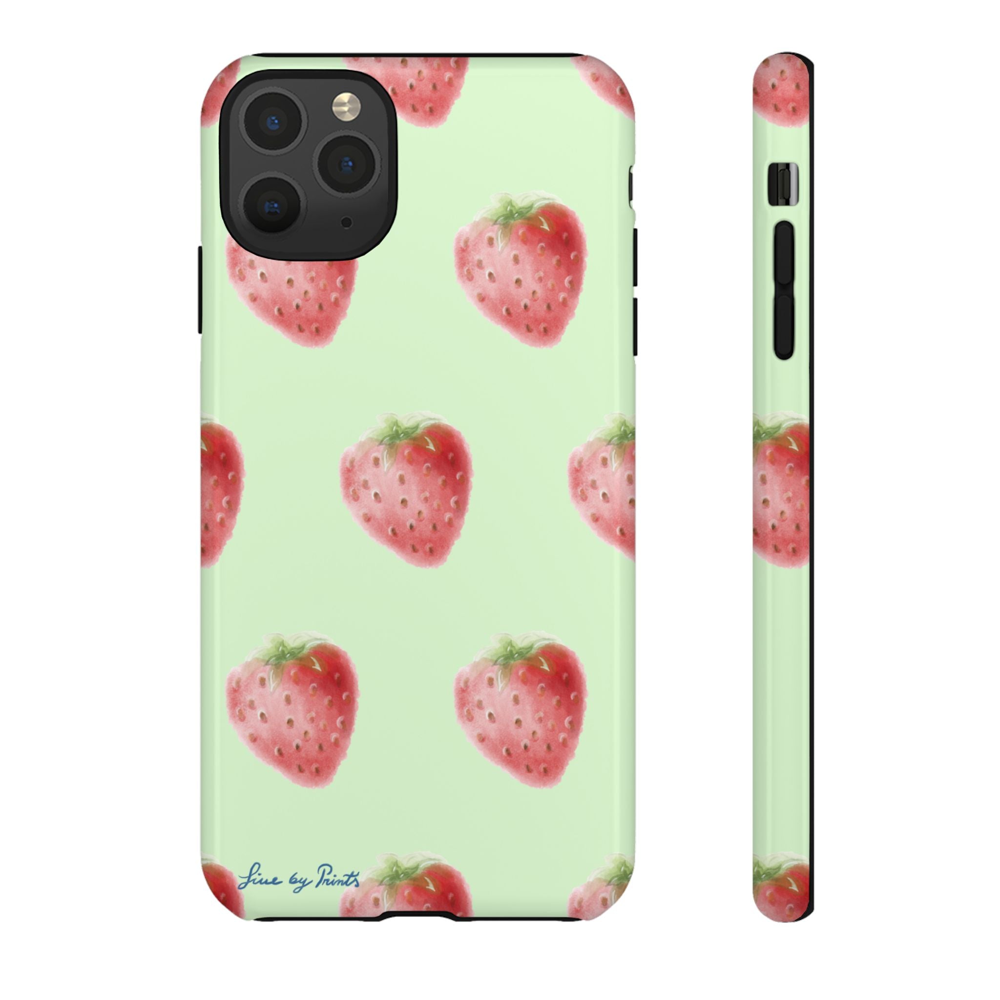 Strawberry Matcha iPhone Case
