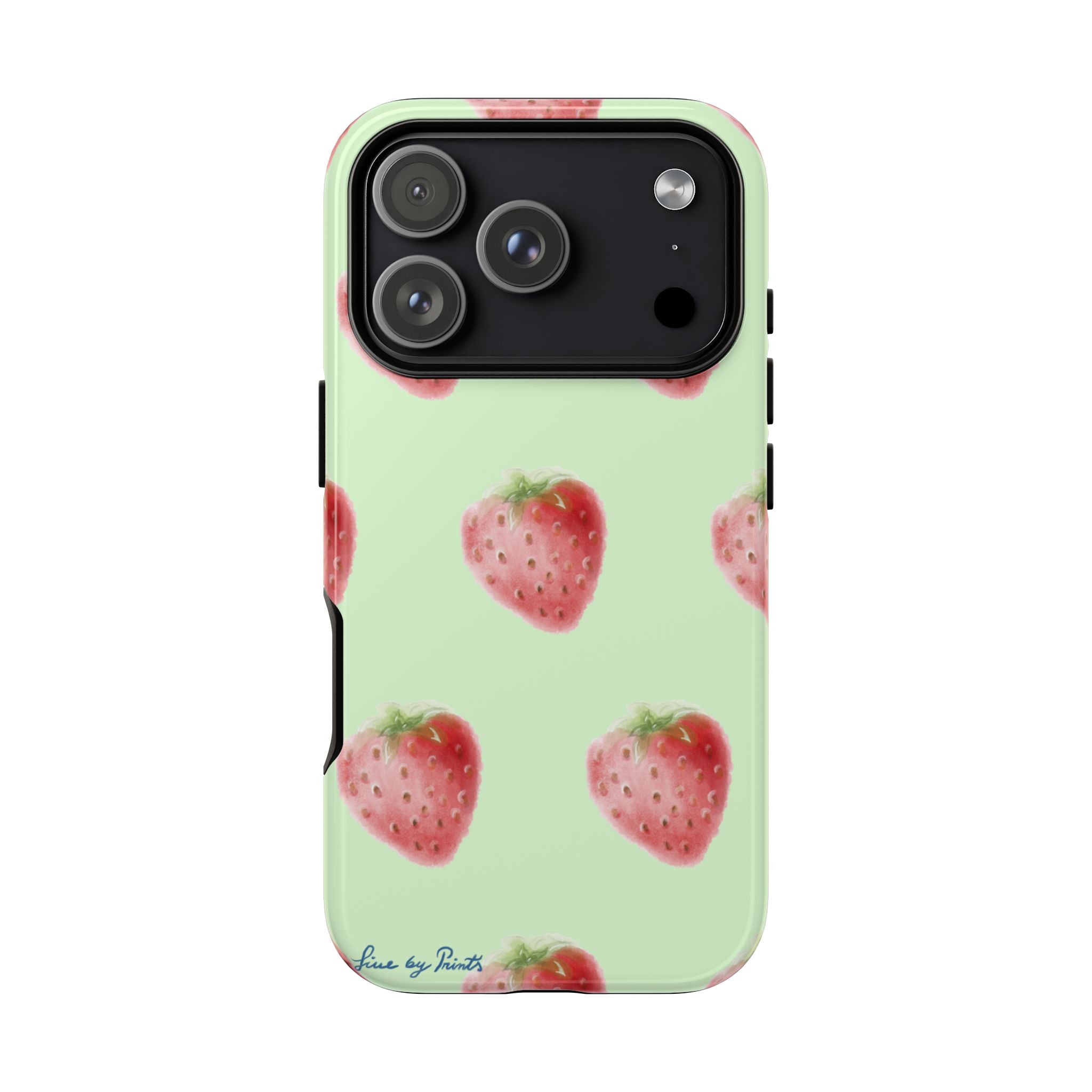 Strawberry Matcha iPhone Case