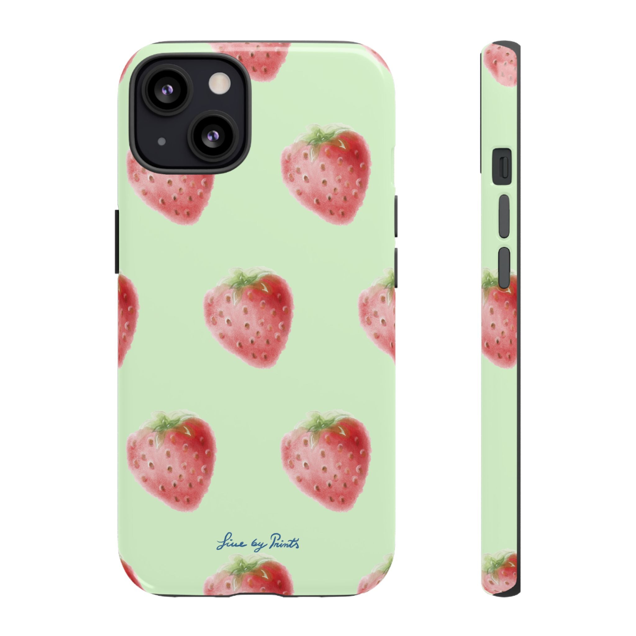 Strawberry Matcha iPhone Case