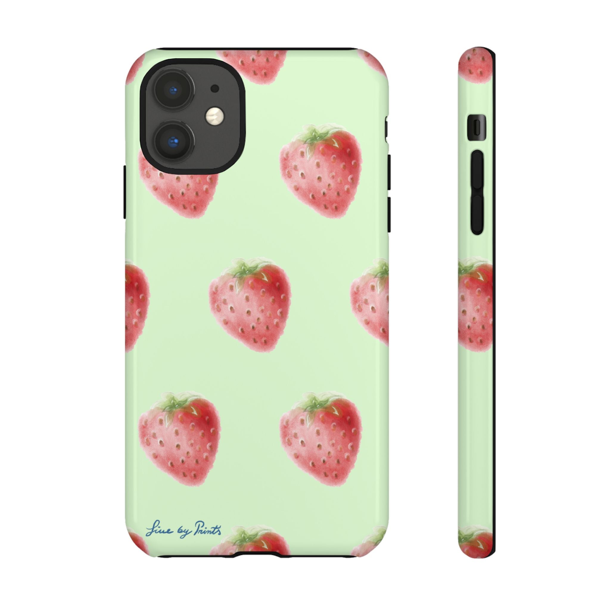 Strawberry Matcha iPhone Case