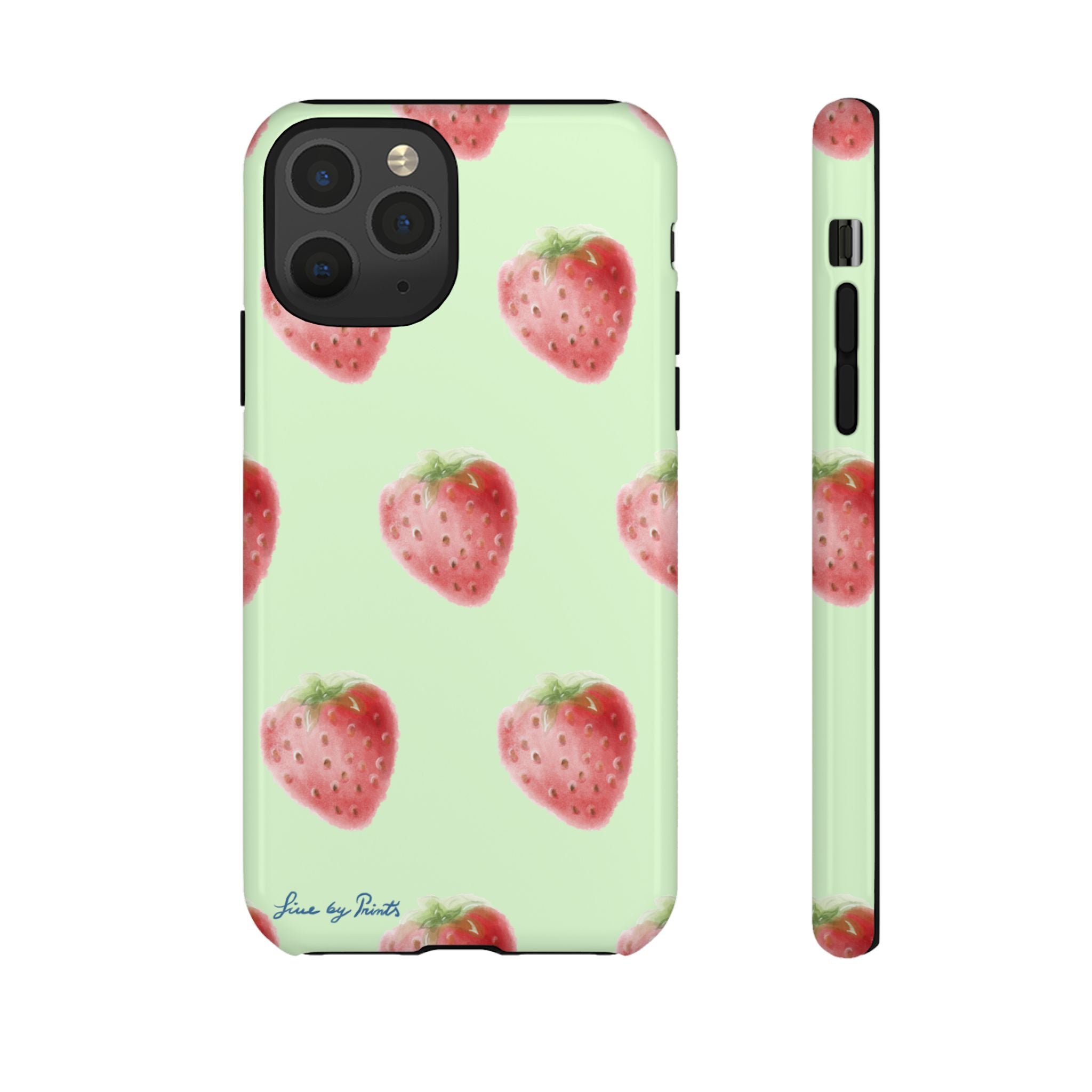 Strawberry Matcha iPhone Case