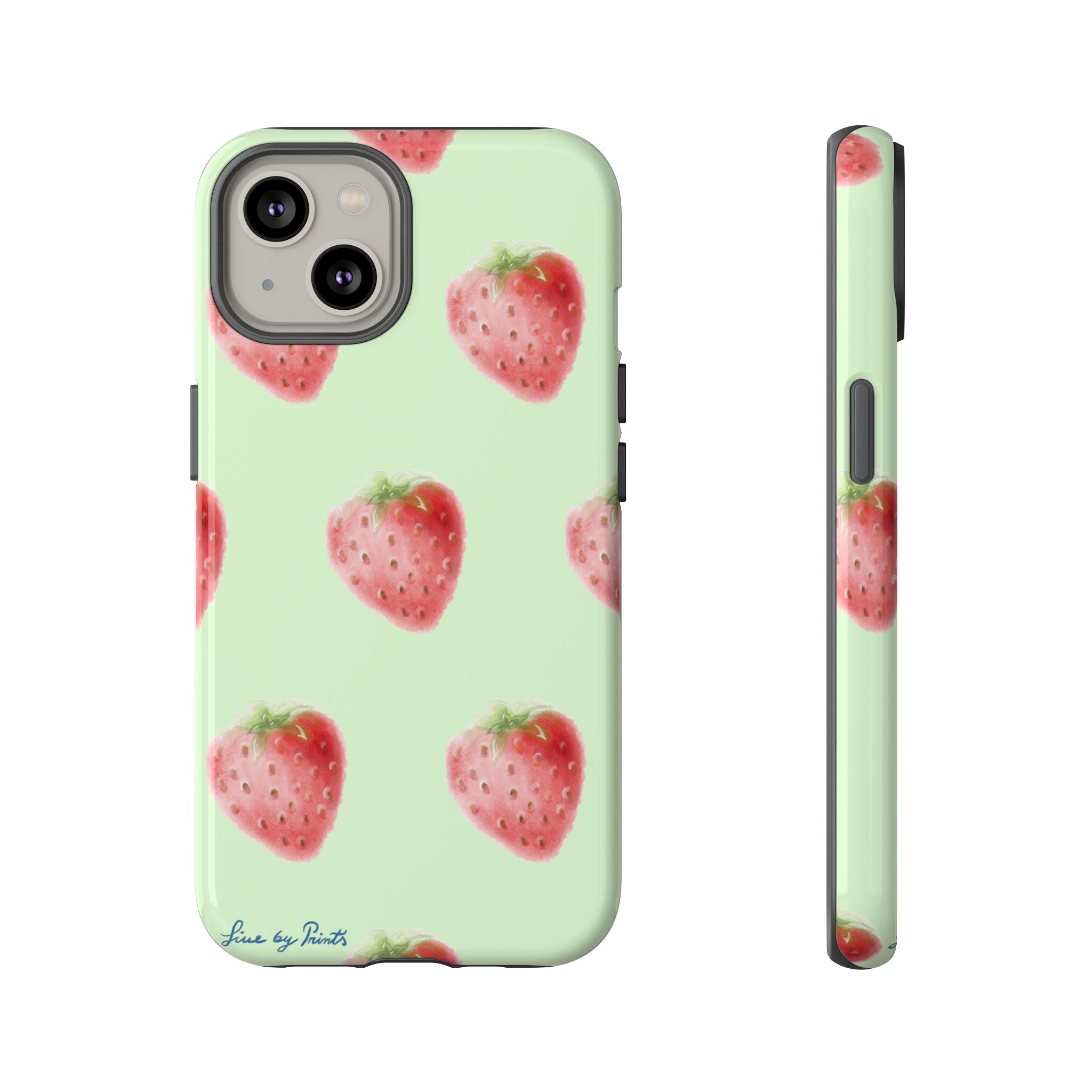 Strawberry Matcha iPhone Case