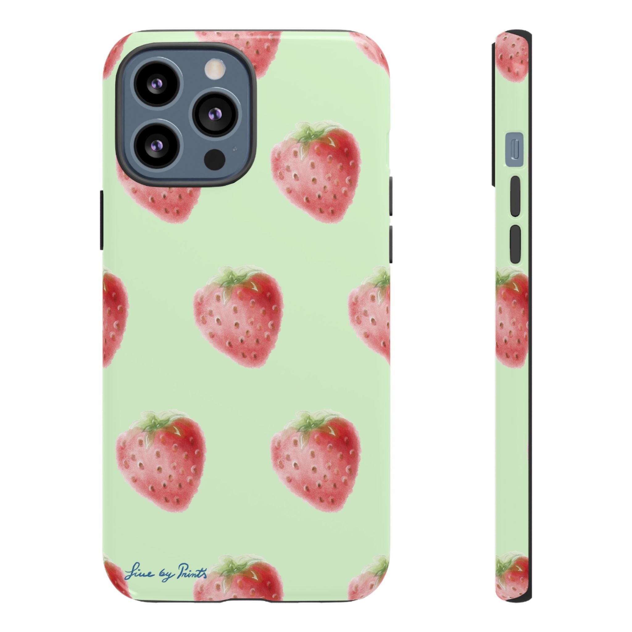 Strawberry Matcha iPhone Case