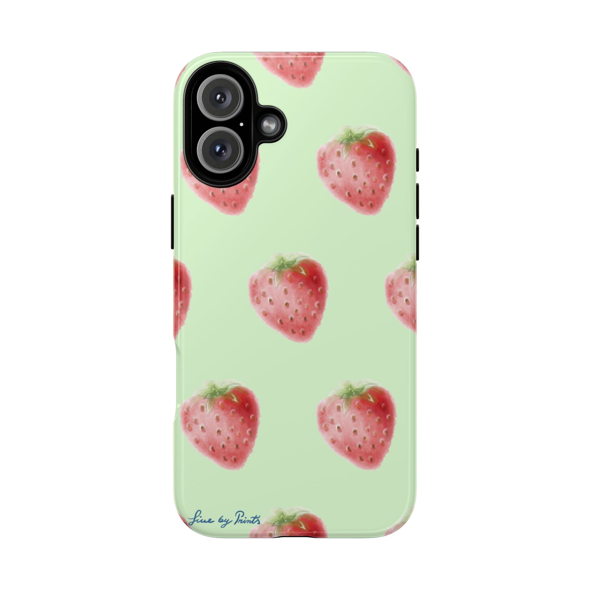 Strawberry Matcha iPhone Case