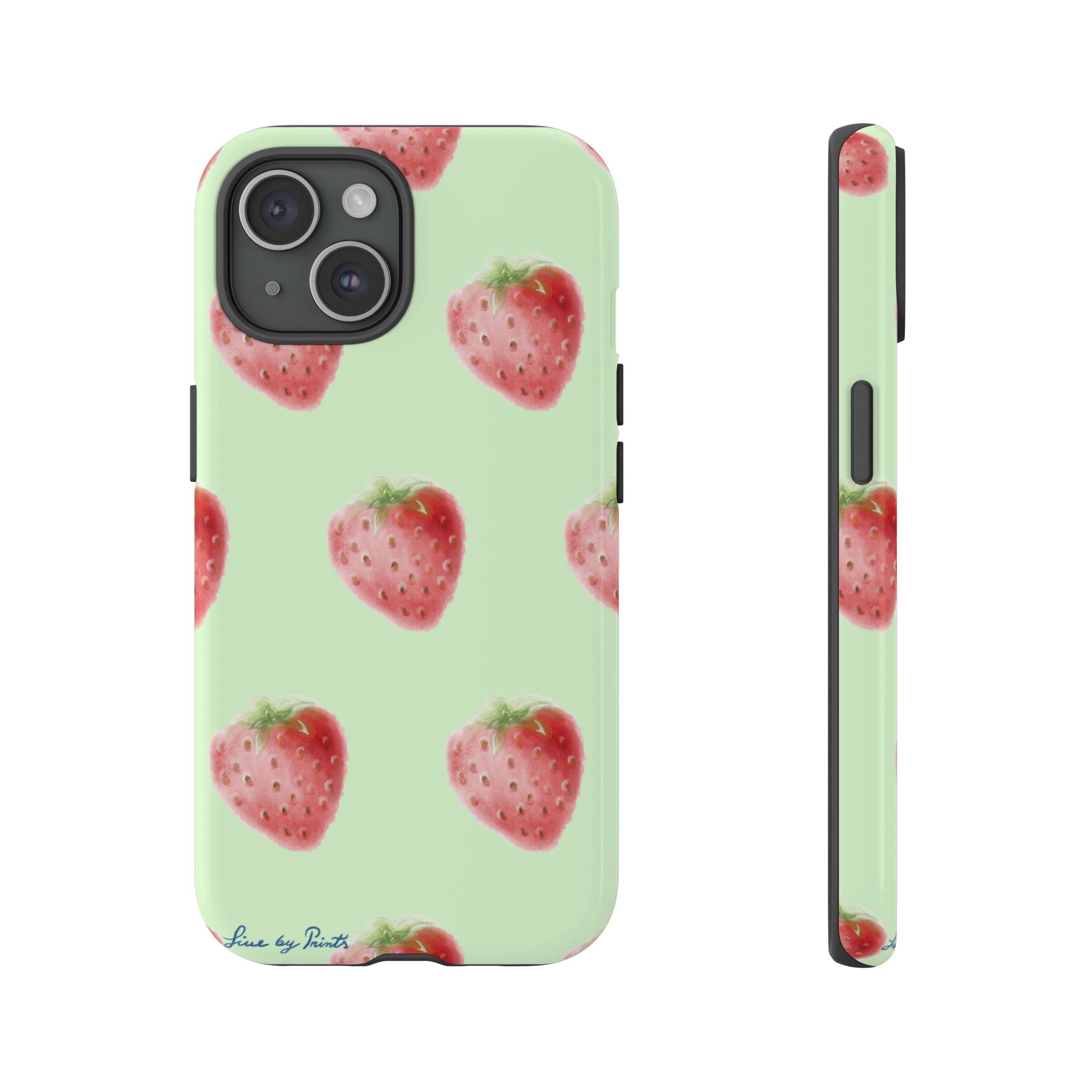 Strawberry Matcha iPhone Case