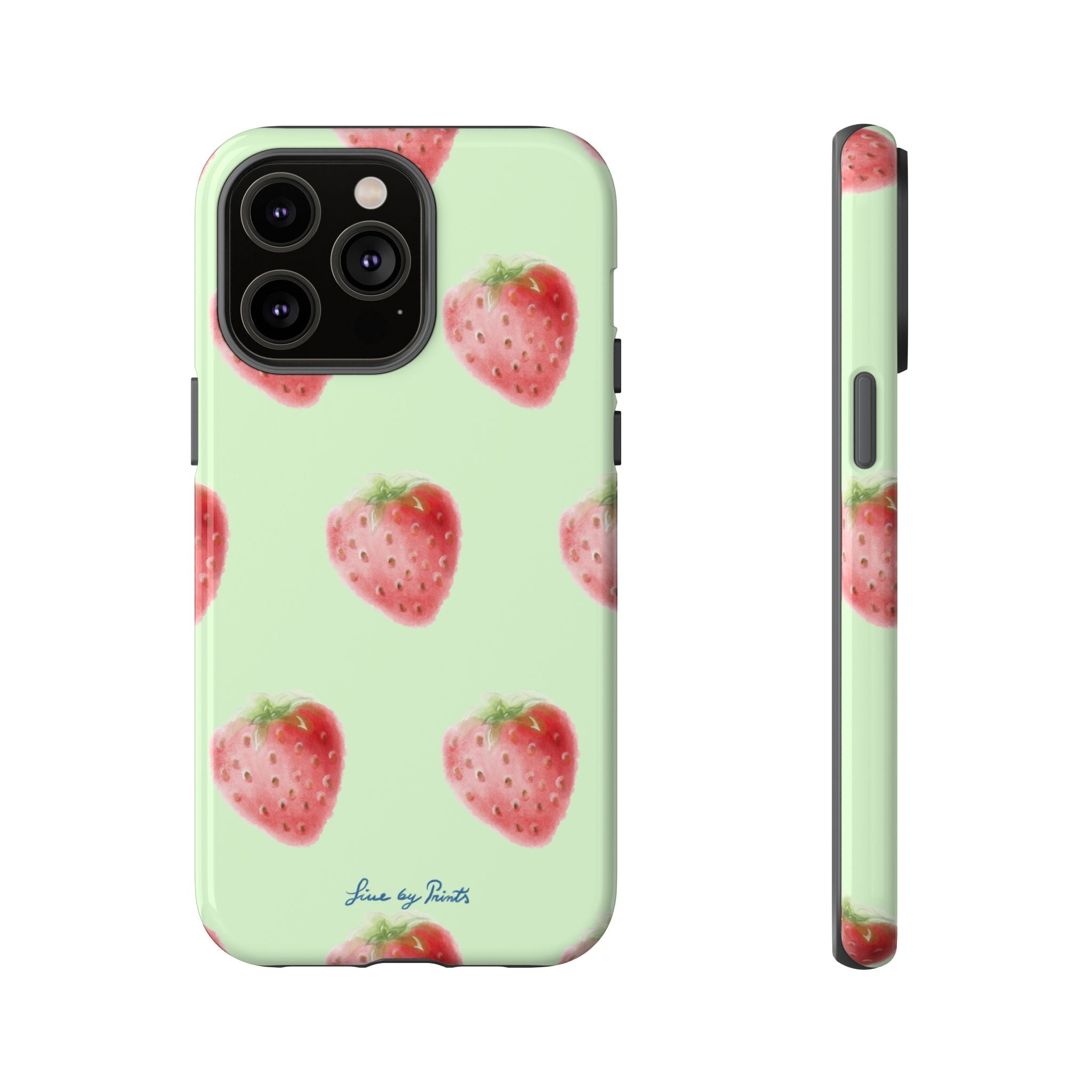 Strawberry Matcha iPhone Case