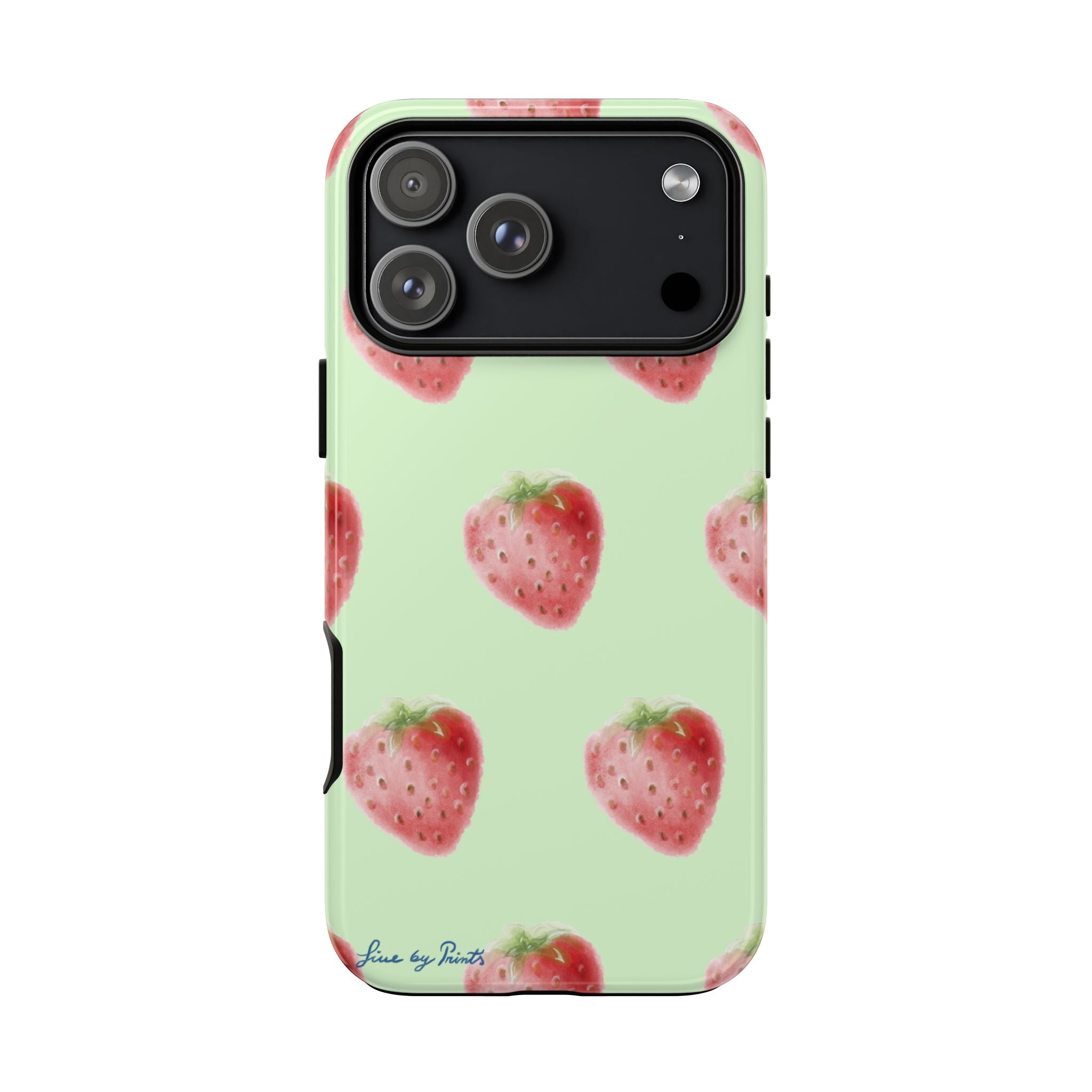 Strawberry Matcha iPhone Case