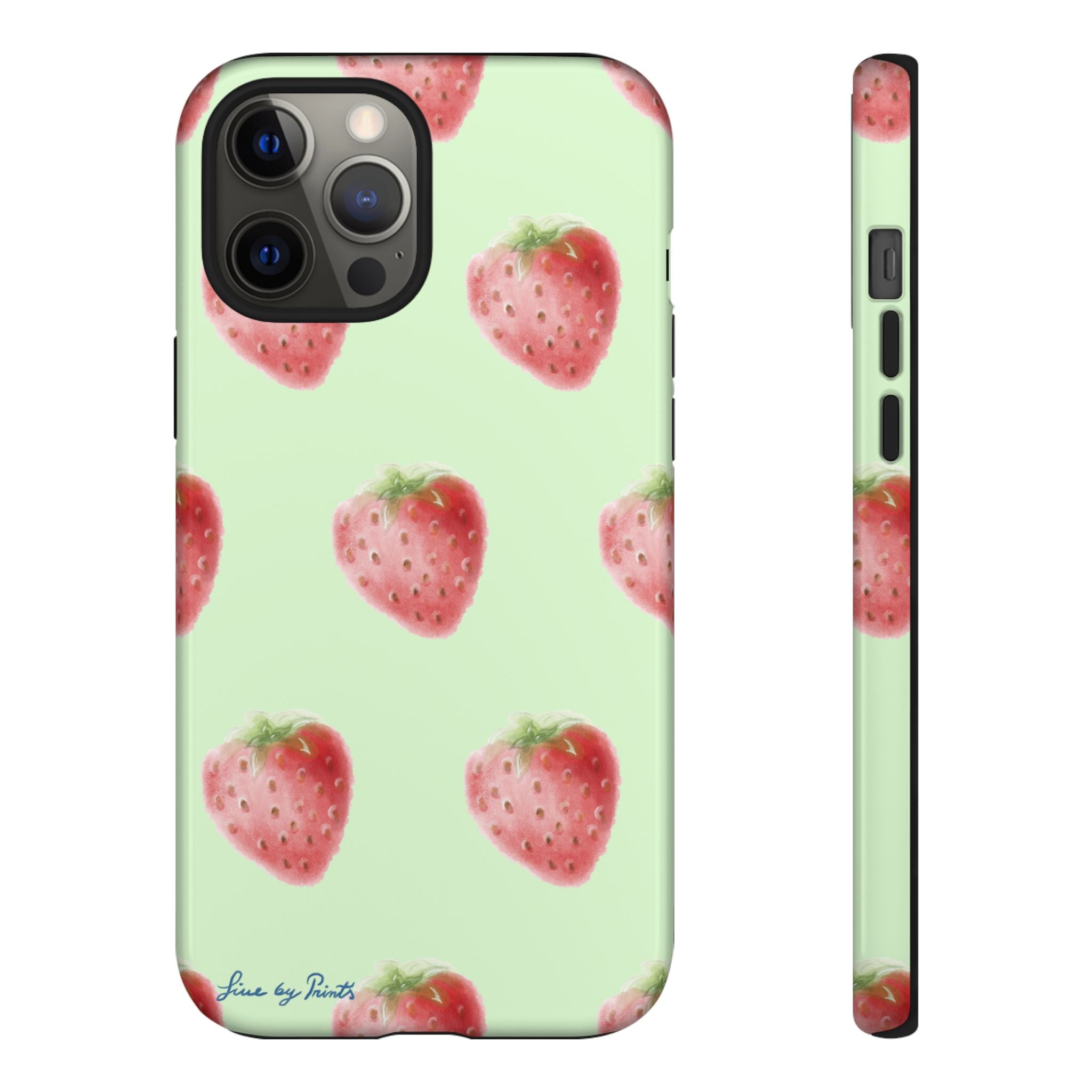 Strawberry Matcha iPhone Case
