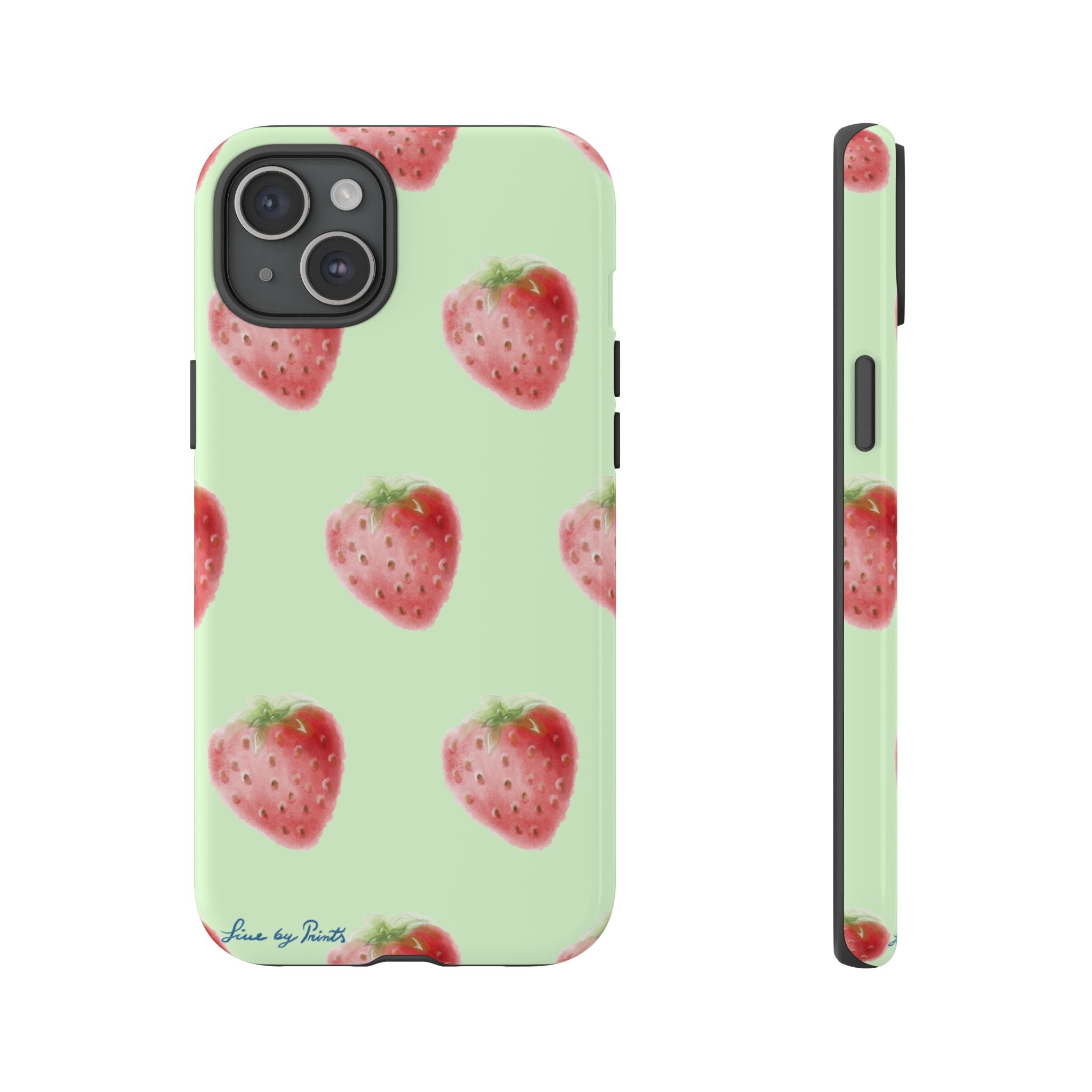 Strawberry Matcha iPhone Case