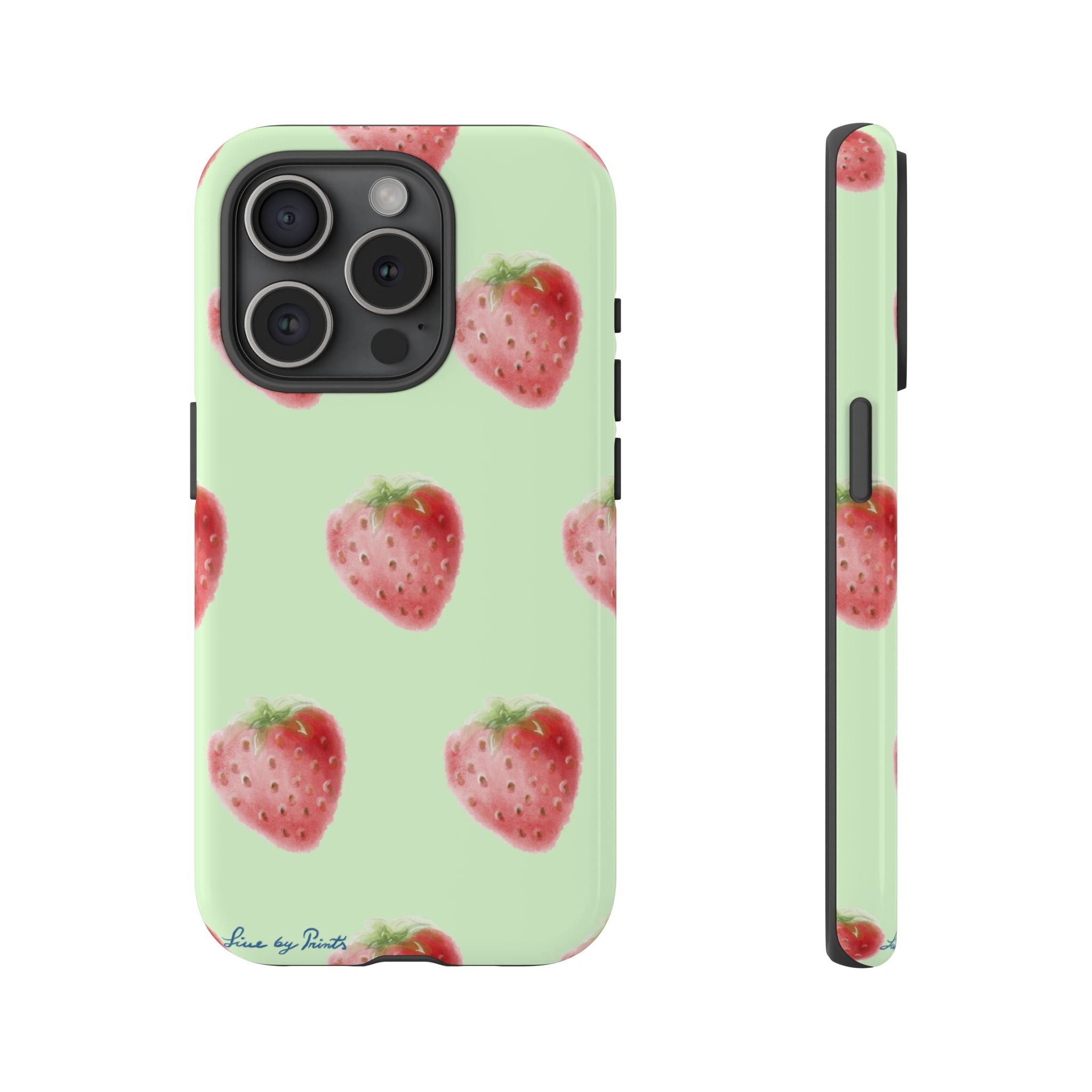 Strawberry Matcha iPhone Case