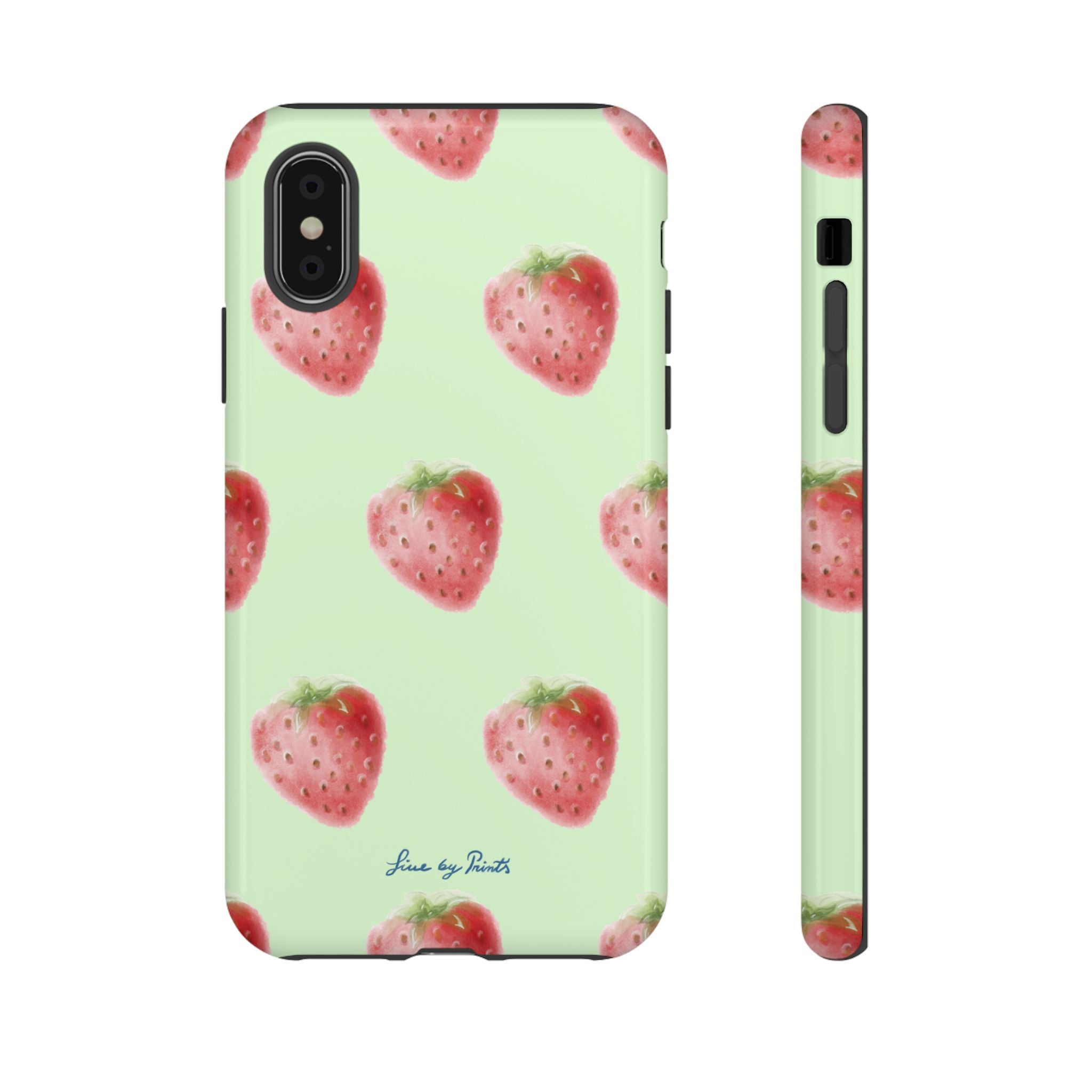 Strawberry Matcha iPhone Case