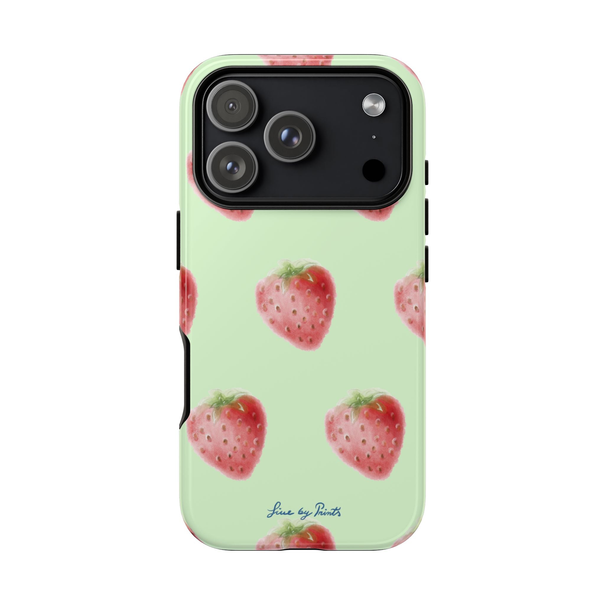 Strawberry Matcha iPhone Case