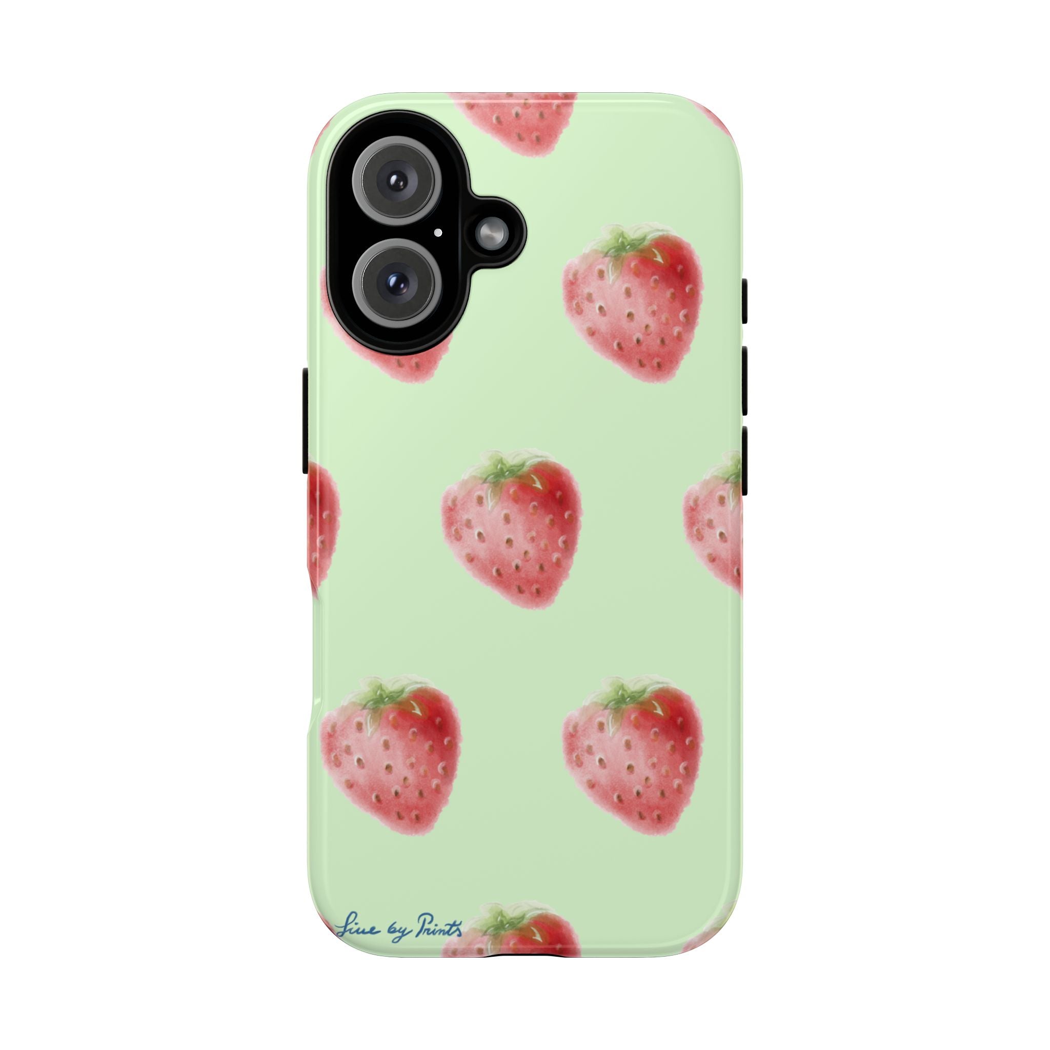 Strawberry Matcha iPhone Case