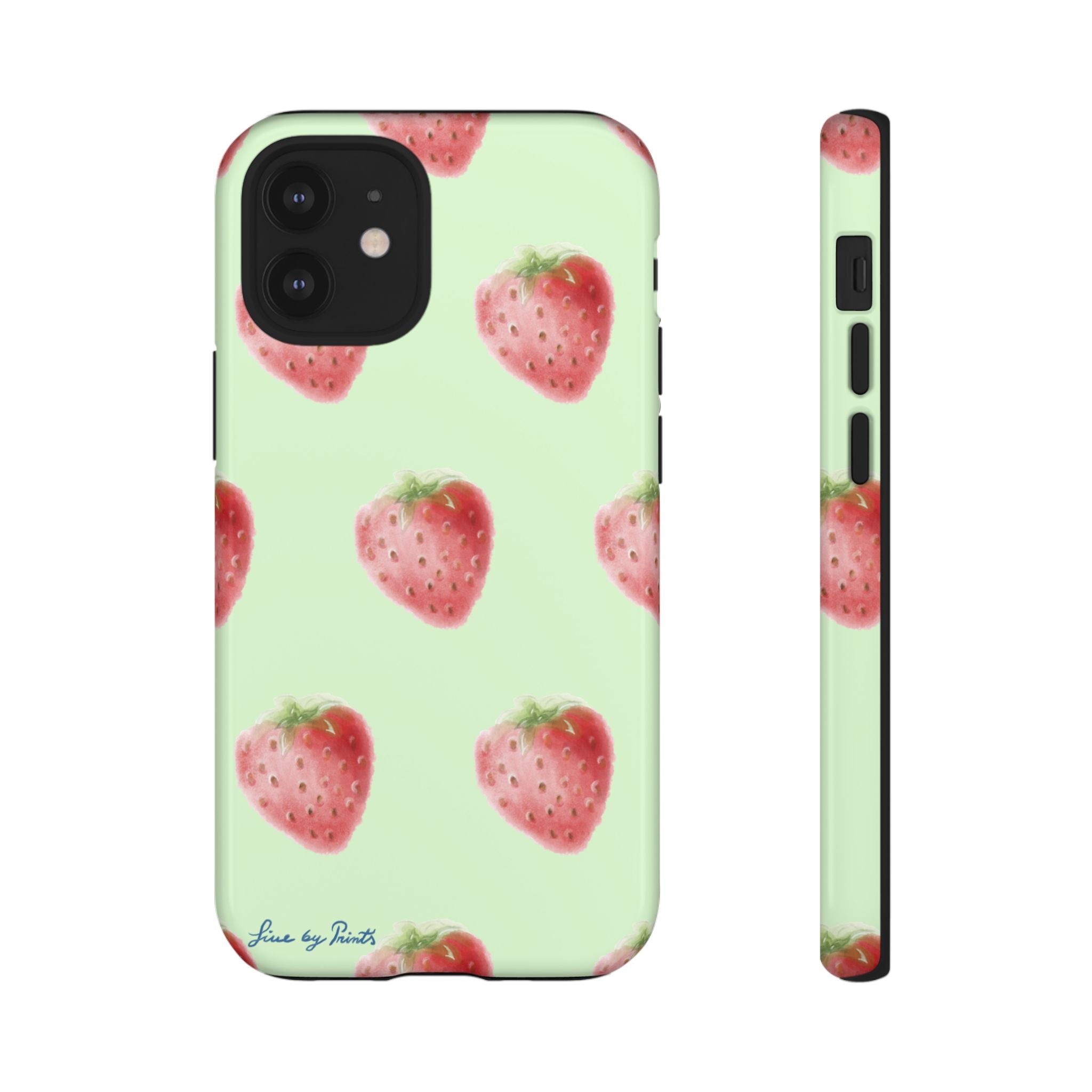 Strawberry Matcha iPhone Case