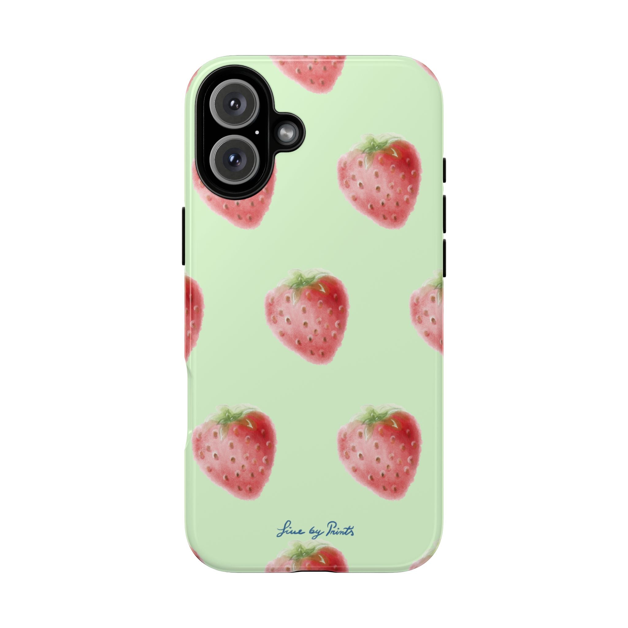 Strawberry Matcha iPhone Case