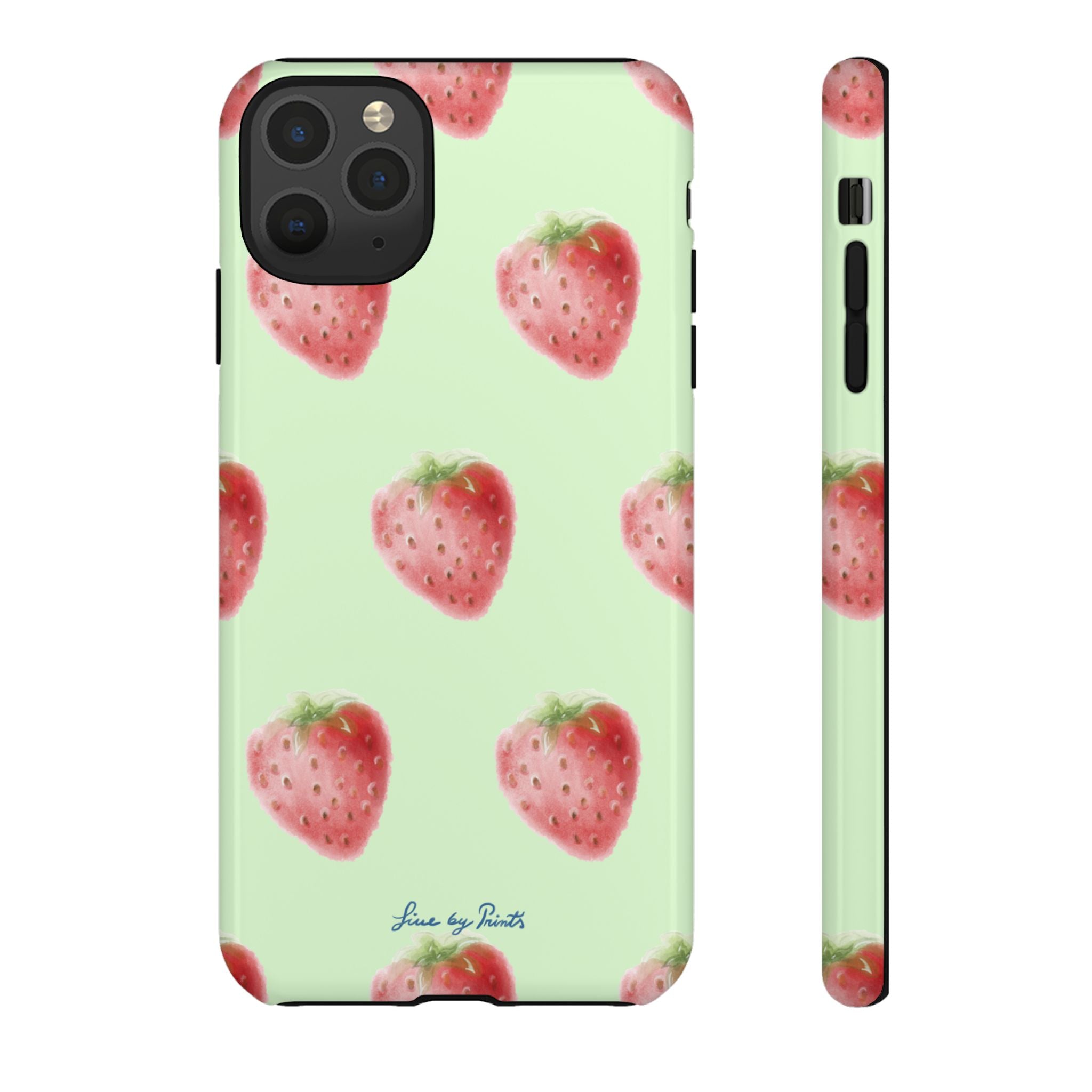 Strawberry Matcha iPhone Case