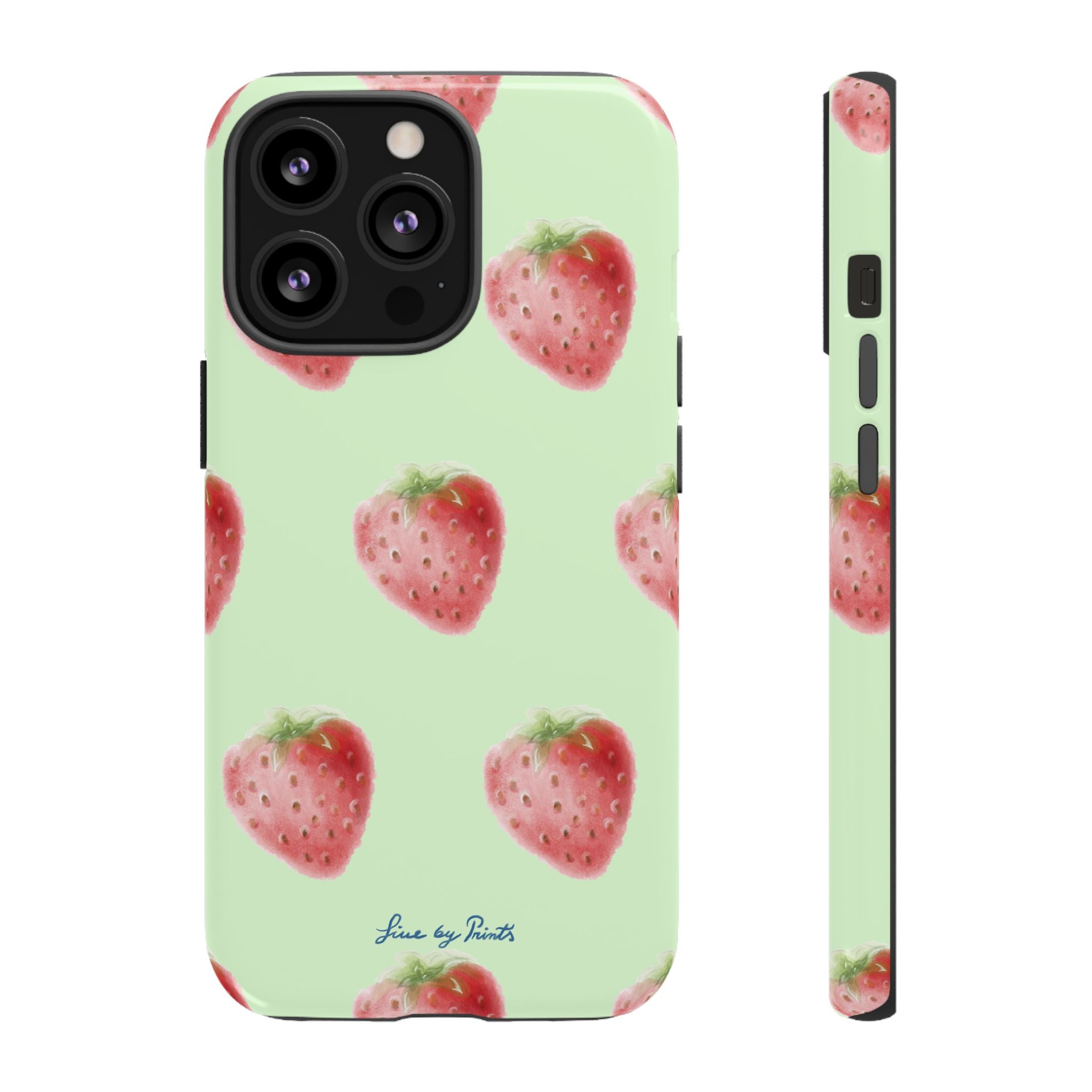 Strawberry Matcha iPhone Case