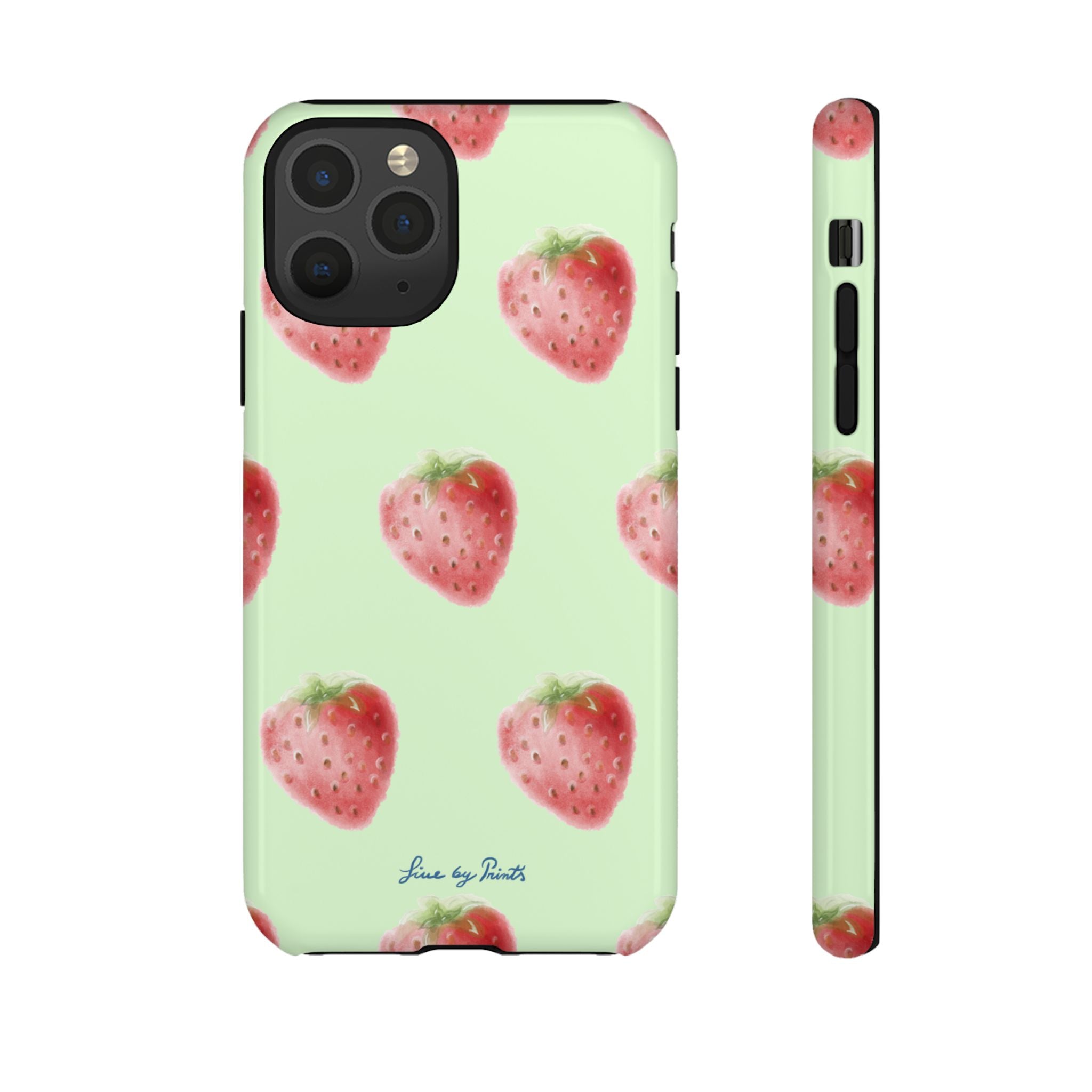 Strawberry Matcha iPhone Case