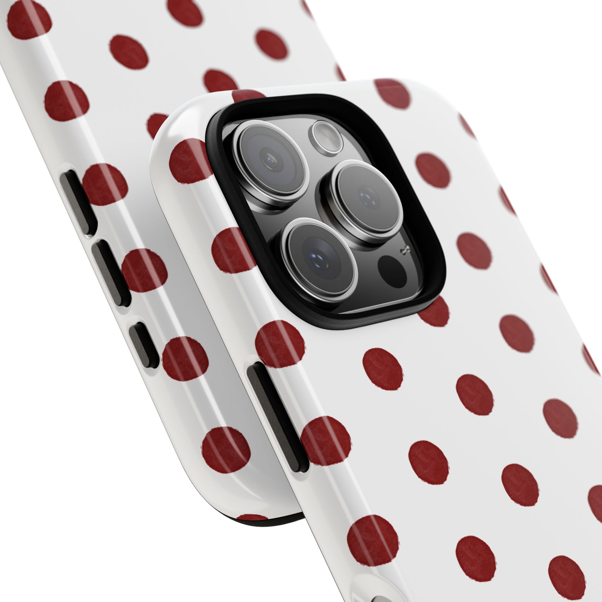 Polka Red iPhone Case