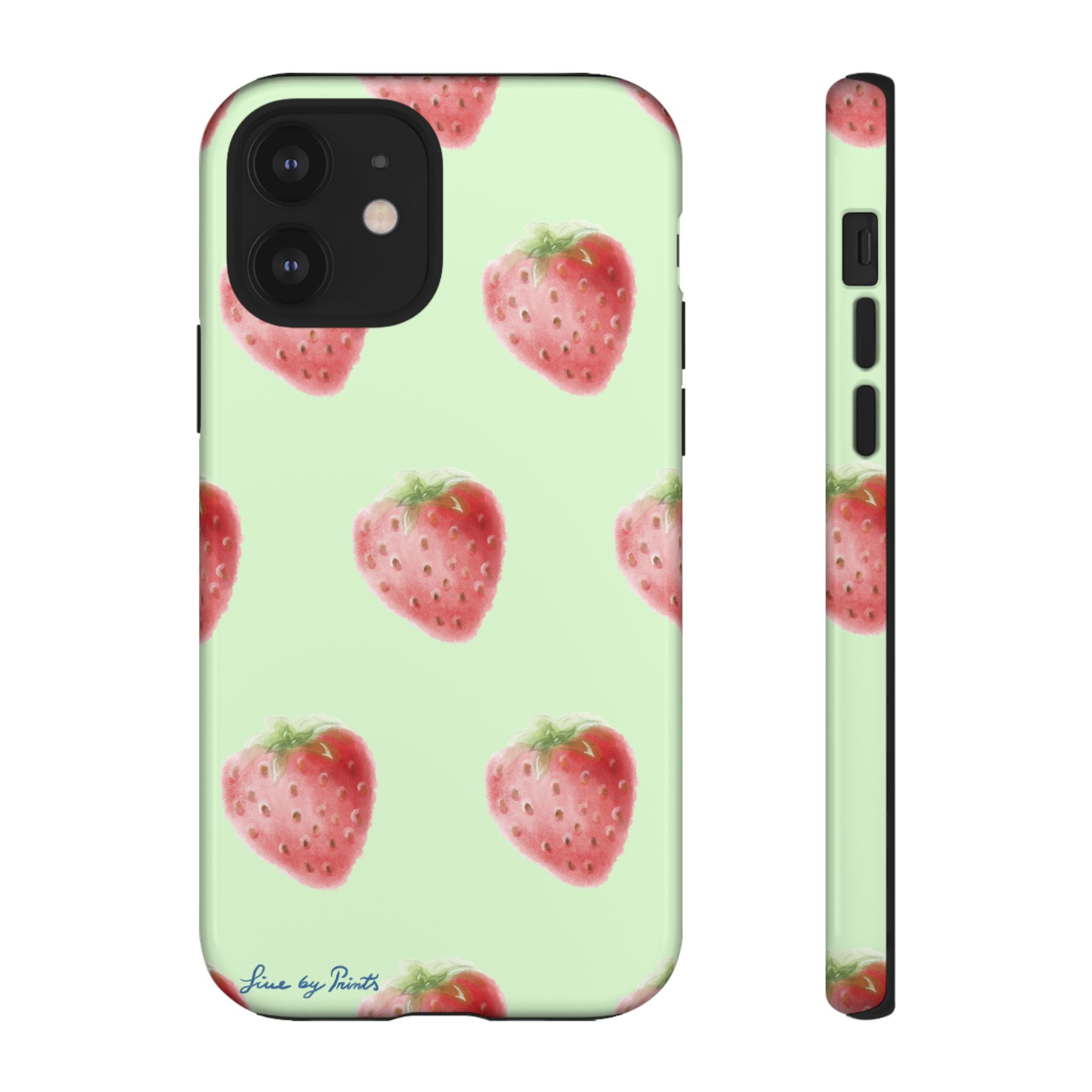 Strawberry Matcha iPhone Case