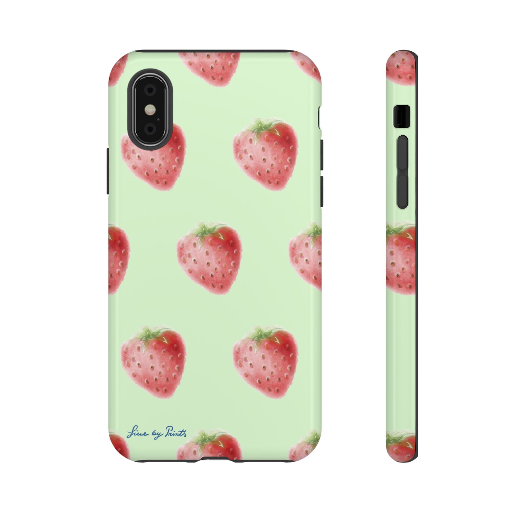 Strawberry Matcha iPhone Case
