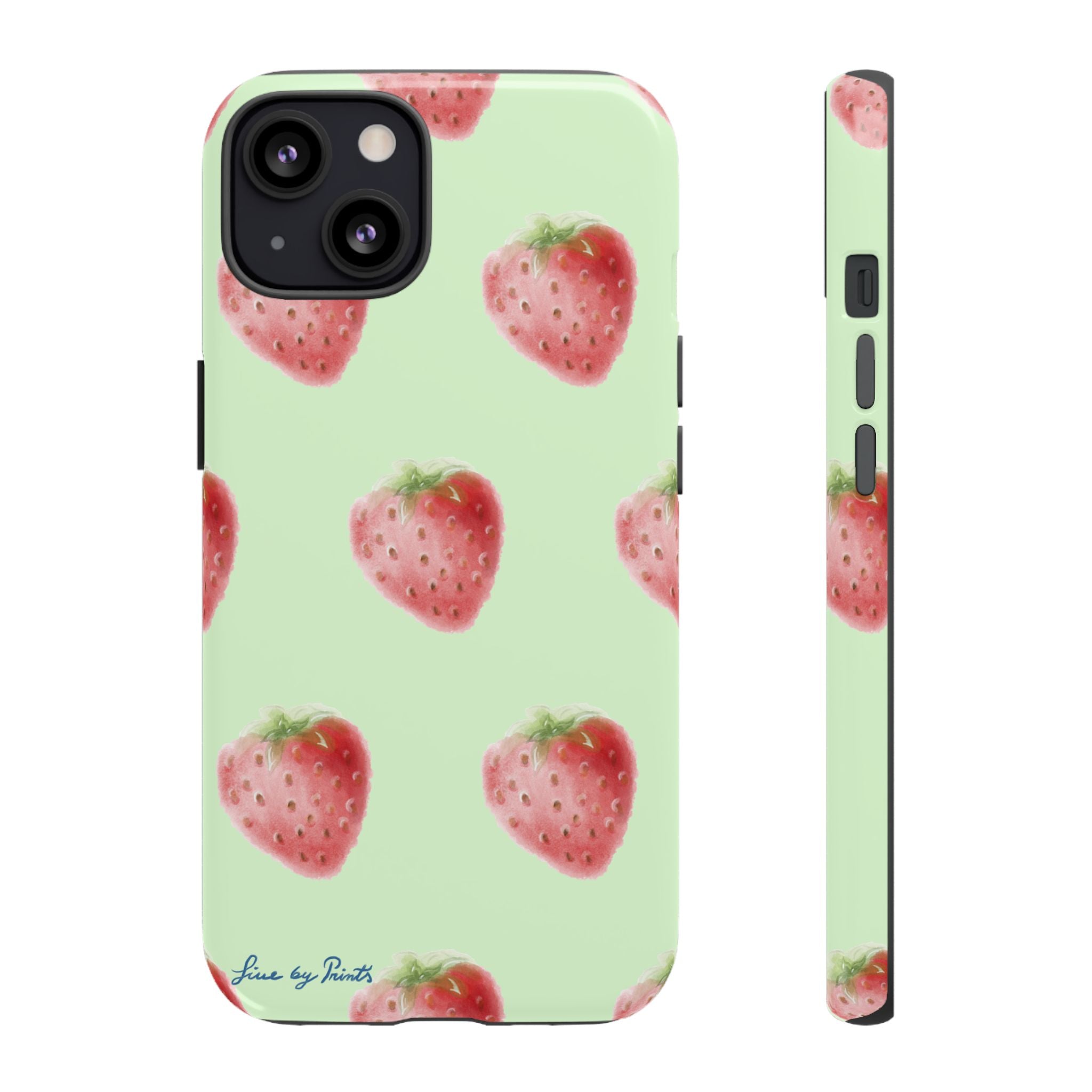 Strawberry Matcha iPhone Case