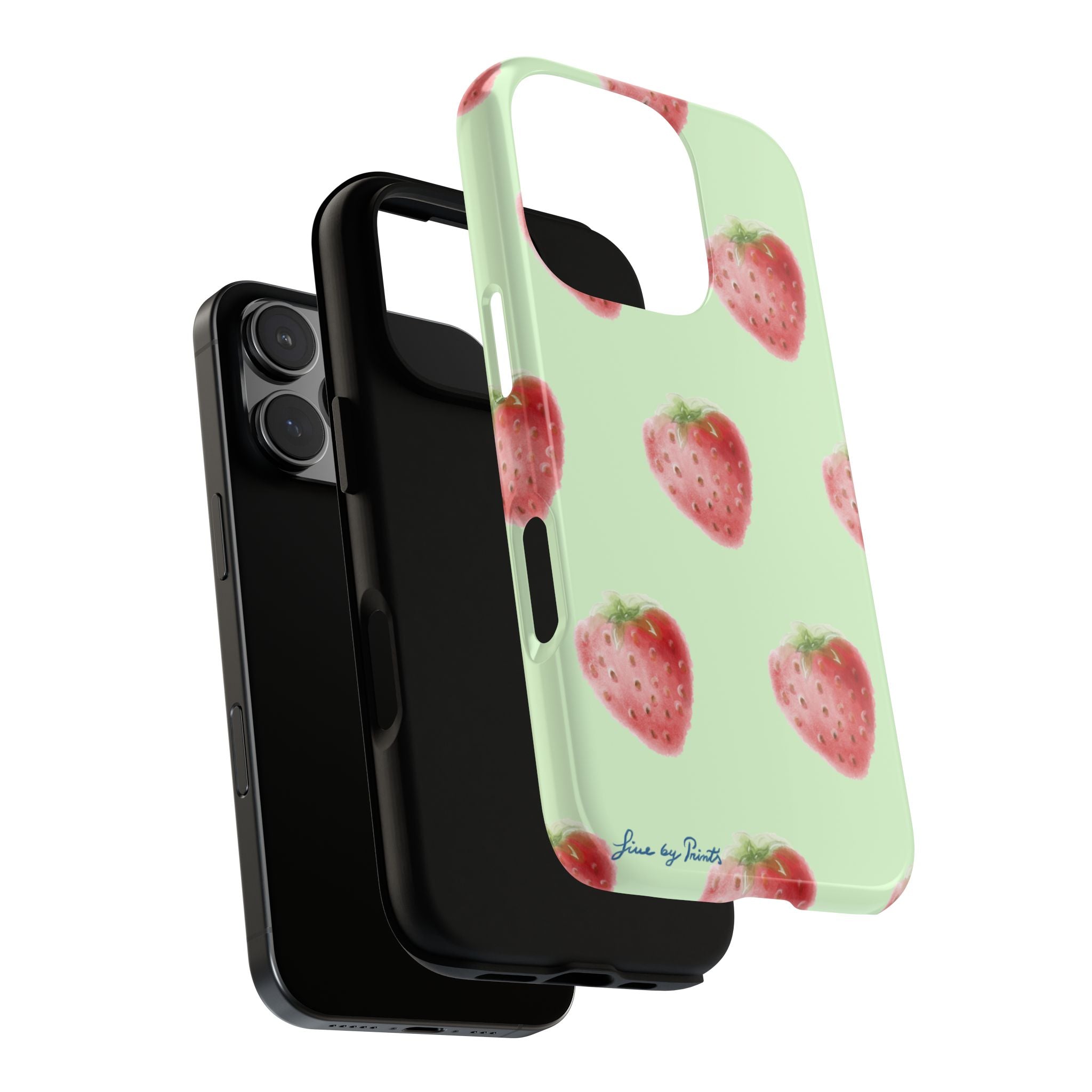 Strawberry Matcha iPhone Case