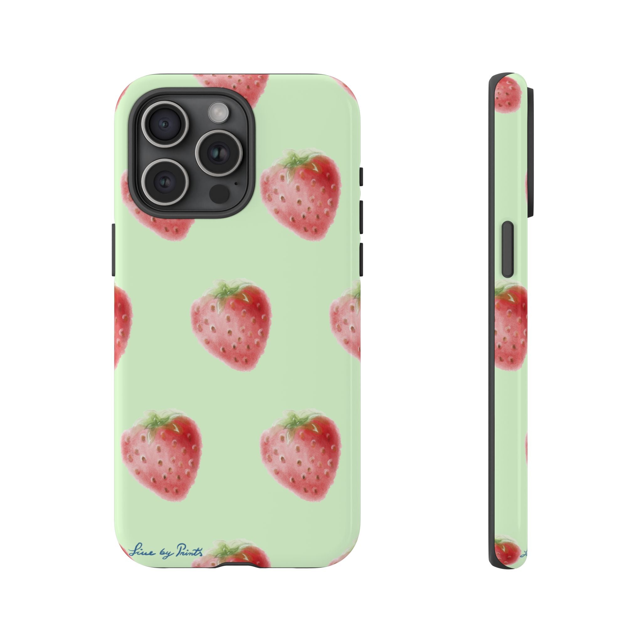 Strawberry Matcha iPhone Case